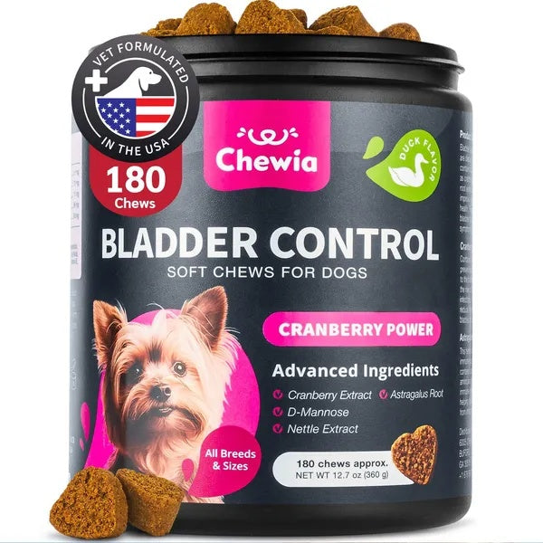 Dog Cranberry Supplement - UTI Treatment for Bladder & Kidney Health