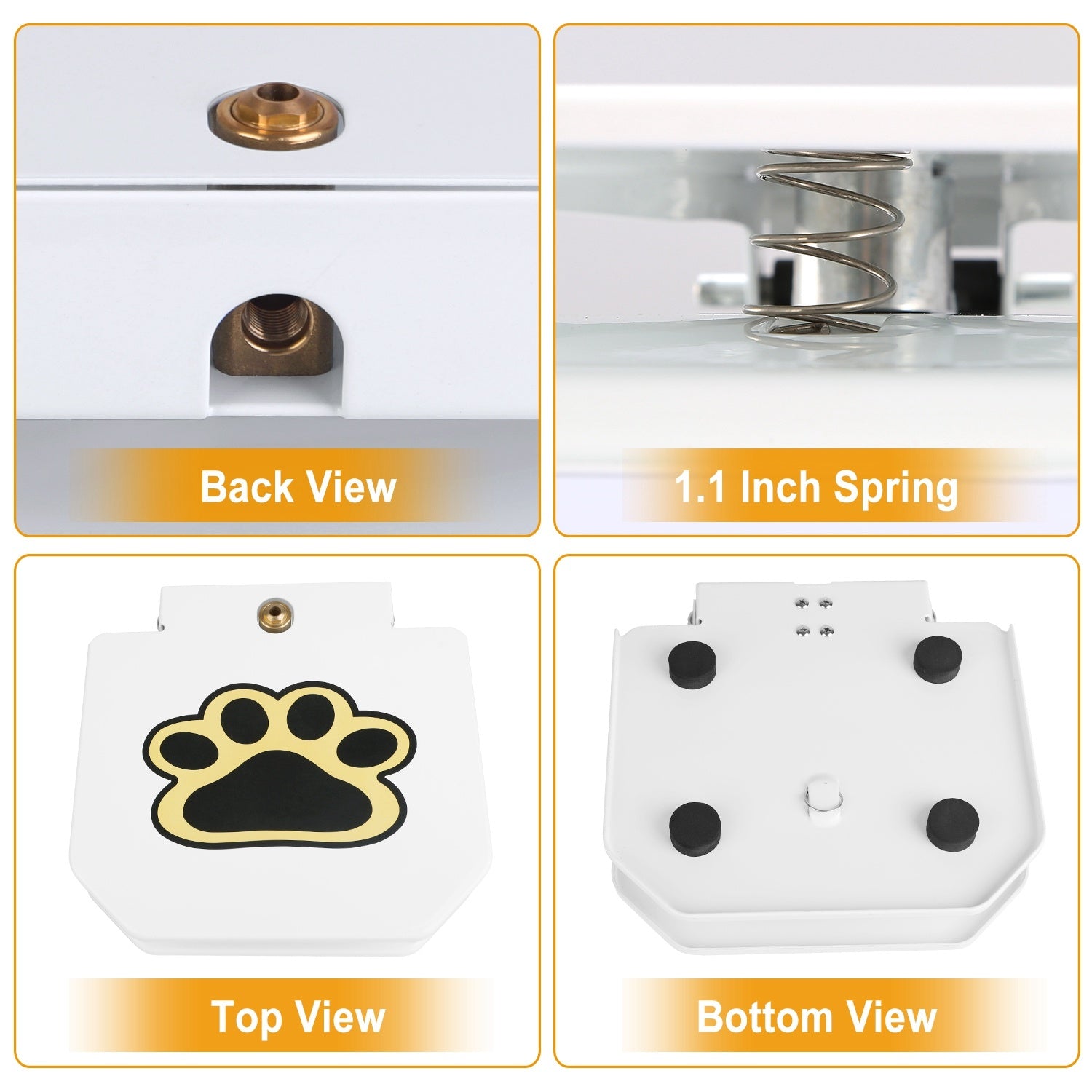 Outdoor Dog Water Fountain - Step-Activated Pet Drinking Dispenser