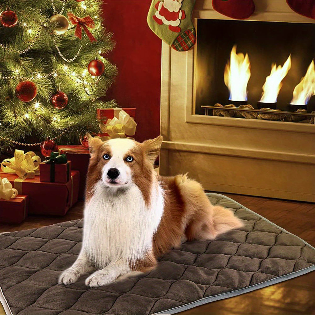 Self-Heating Pet Bed Mat - Non-Slip Thermal Pad for Dogs & Cats