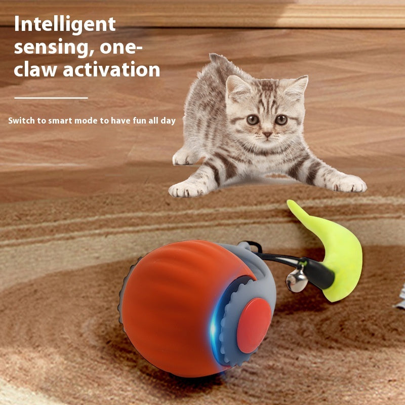 Interactive Automatic Cat Ball Toy with Gravity Sensor