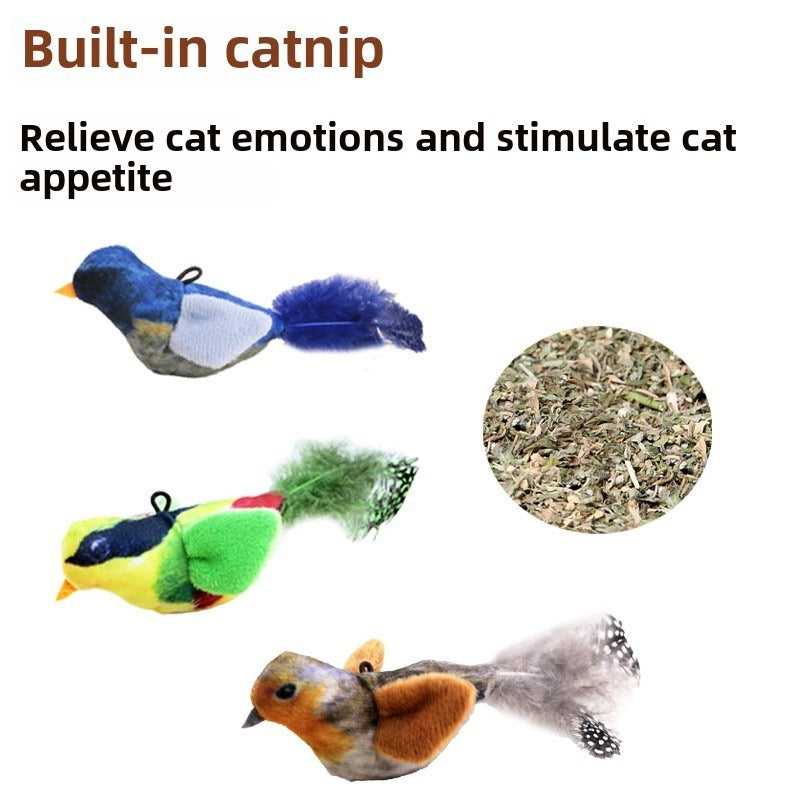 Interactive Sound Bird Toy for Cats & Dogs