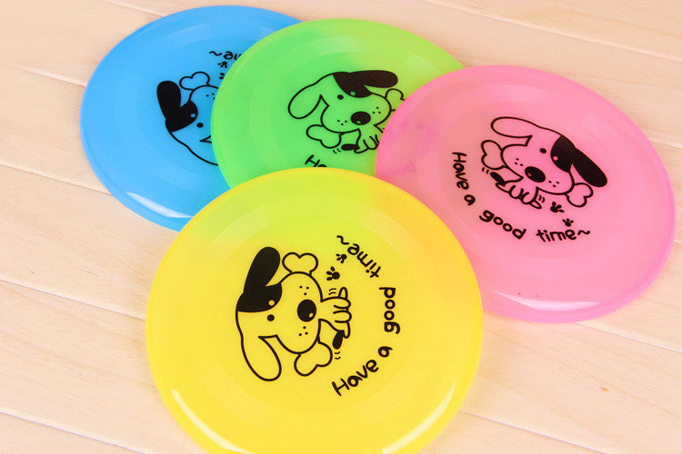 Silicone Flying Disc Dog Toy - Durable Frisbee for Training & Play