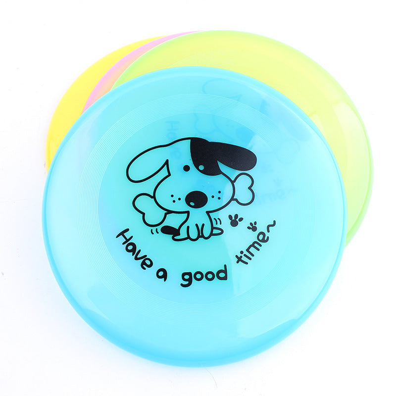 Silicone Flying Disc Dog Toy - Durable Frisbee for Training & Play