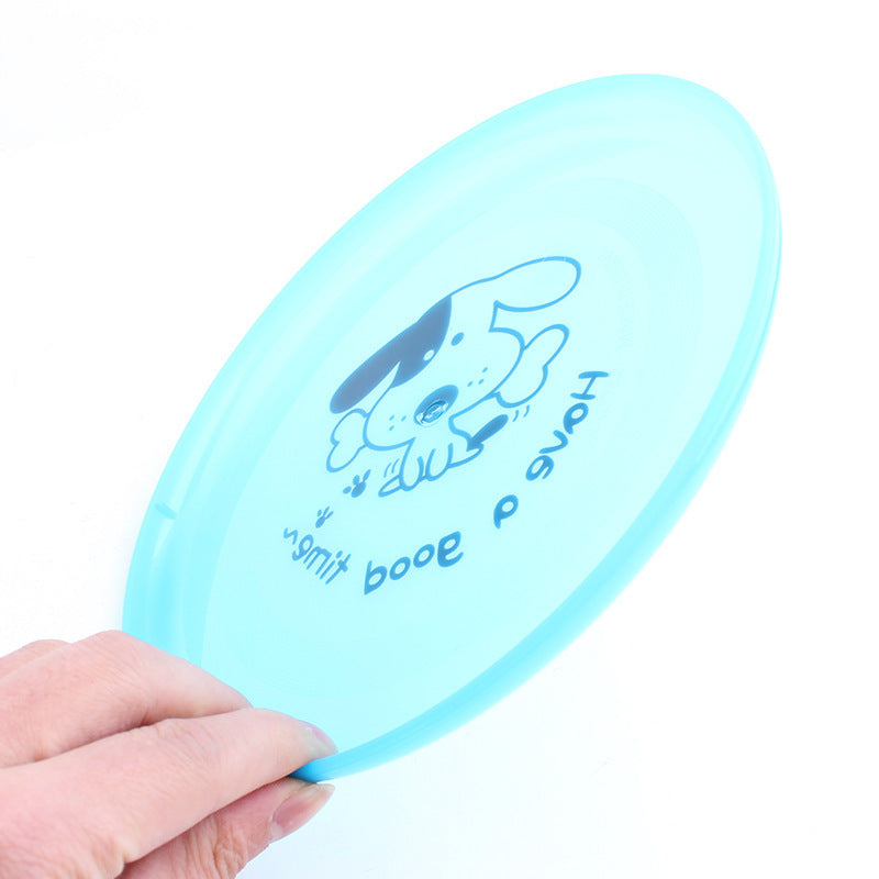 Silicone Flying Disc Dog Toy - Durable Frisbee for Training & Play