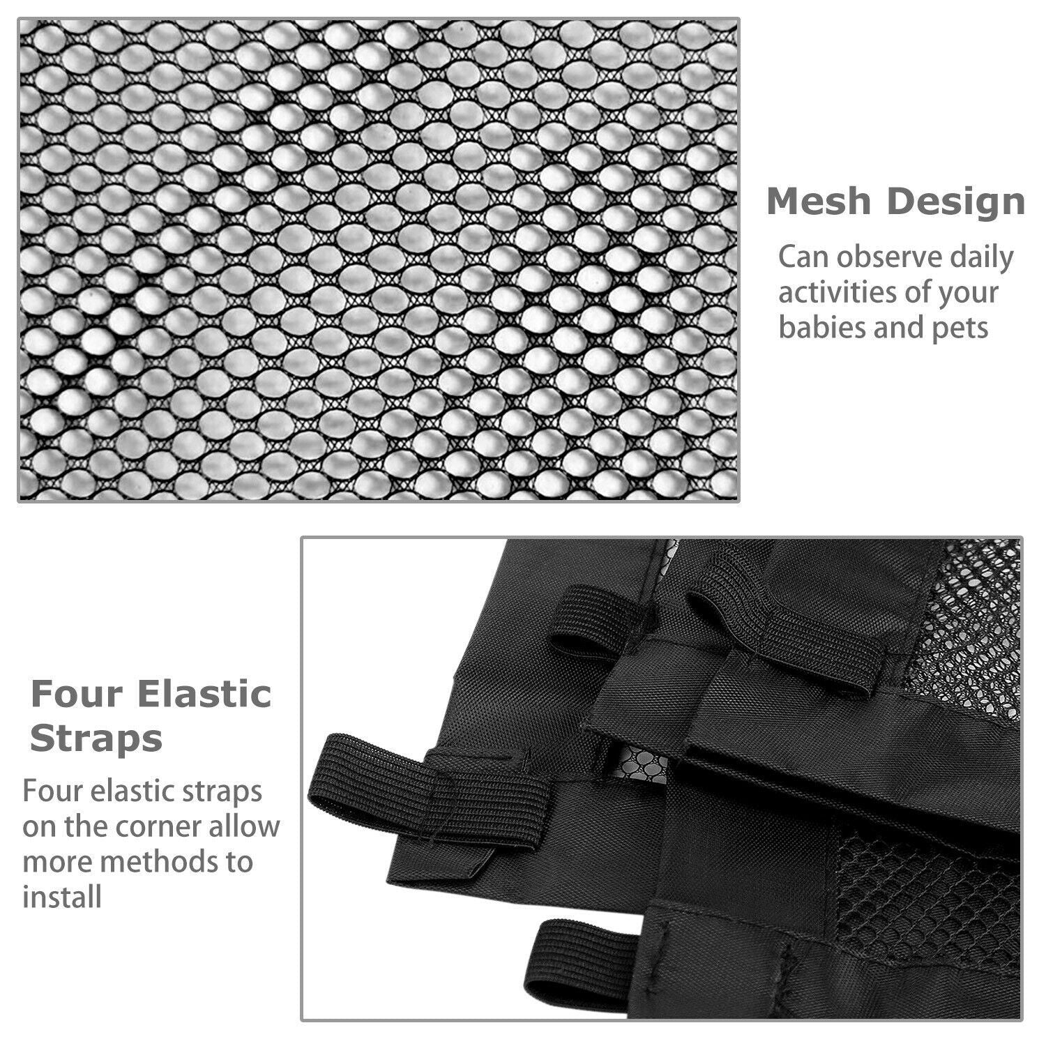 Portable Pet & Baby Safety Gate - Magic Mesh Fence