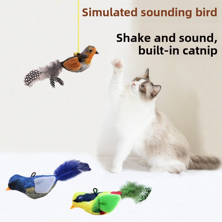 Interactive Sound Bird Toy for Cats & Dogs