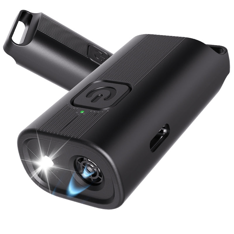 Portable Dog Bark Deterrent Device - USB Rechargeable Anti-Barking Training Tool with LED Light