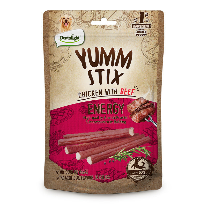 Pure Chicken Emulsion Strips – Puppy Vitamin Treats to Boost Appetite & Growth
