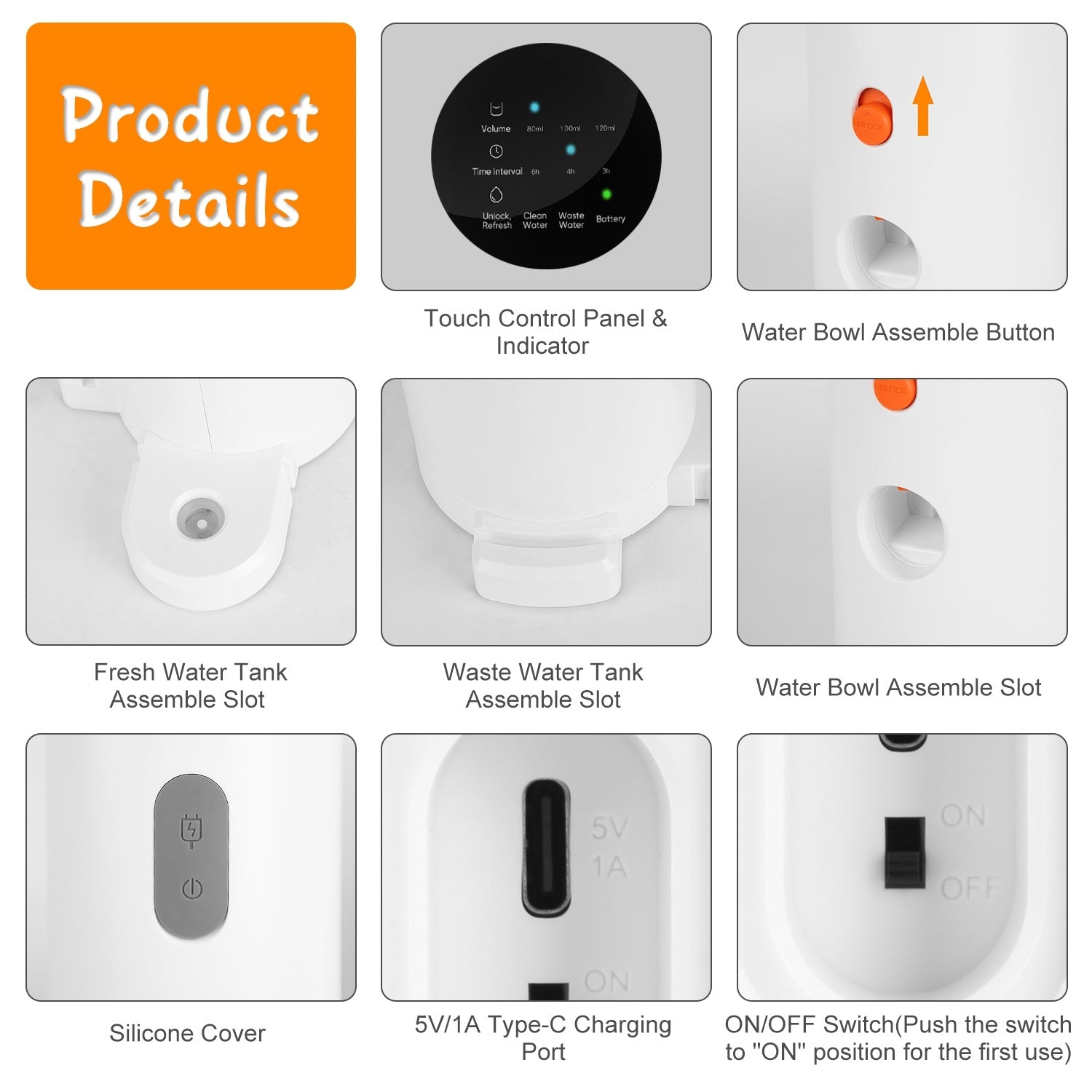 Smart Pet Water Fountain - 3L Automatic Dispenser