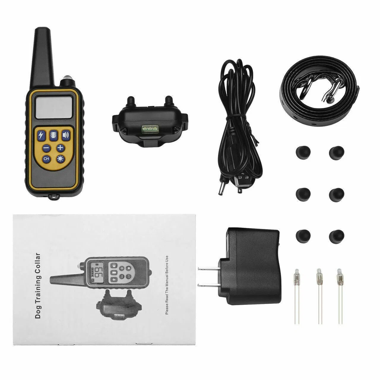 Dog Training Collar - 3000ft Range, Rechargeable, Waterproof Remote Shock Trainer