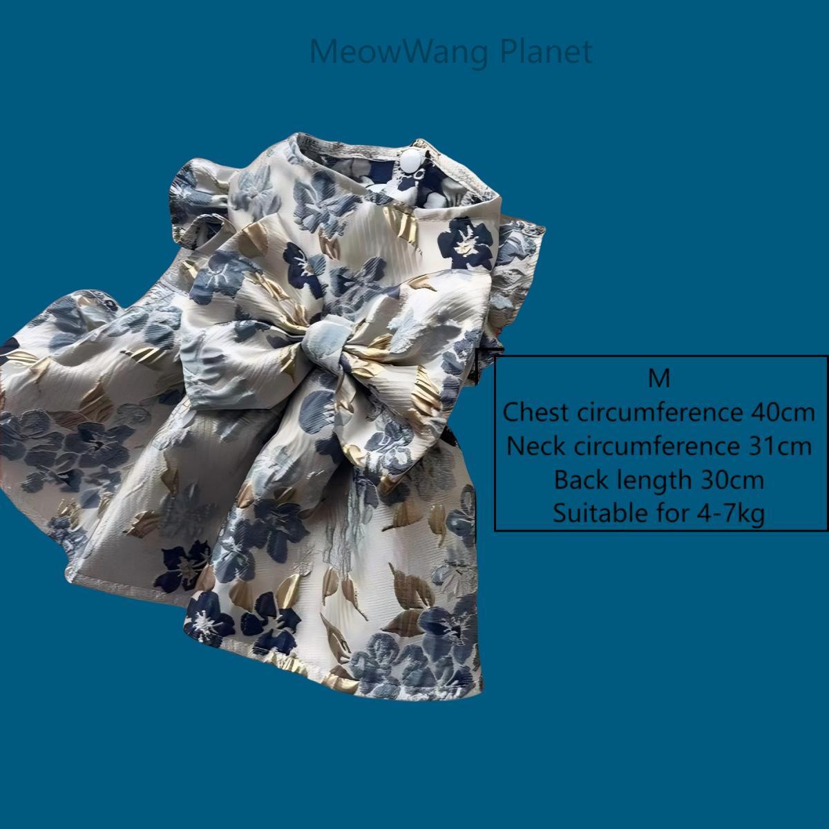 Floral Princess Dress for Small Dogs & Cats
