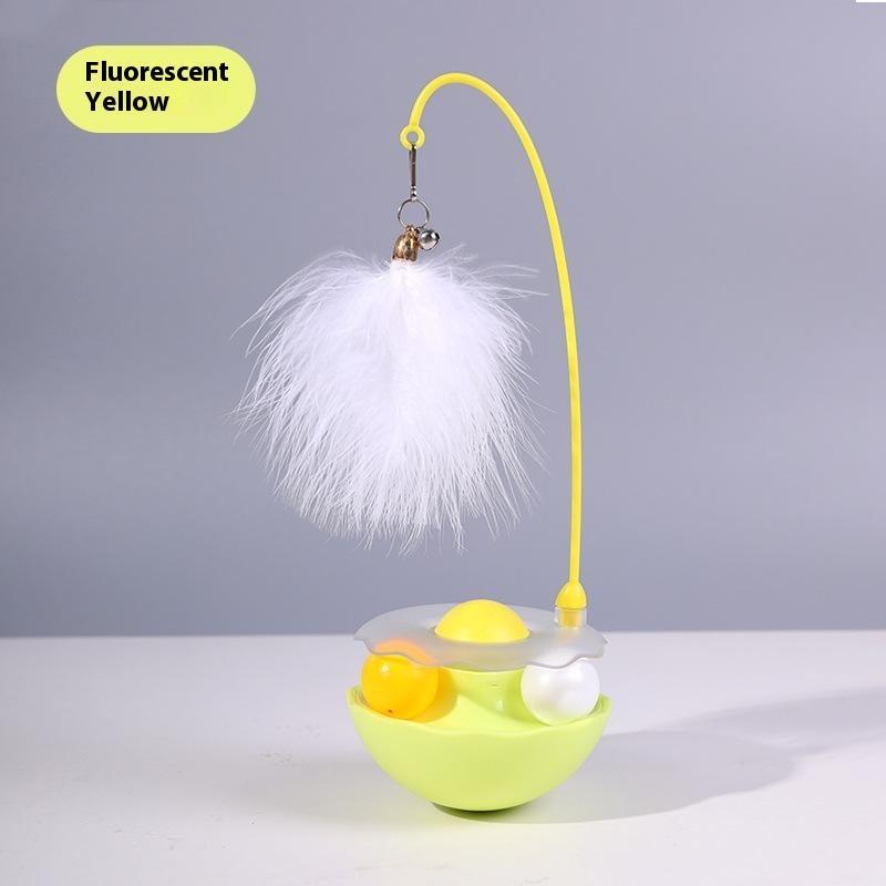 Cat Tumbler Toy Ball - Self-Righting Interactive Play Ball