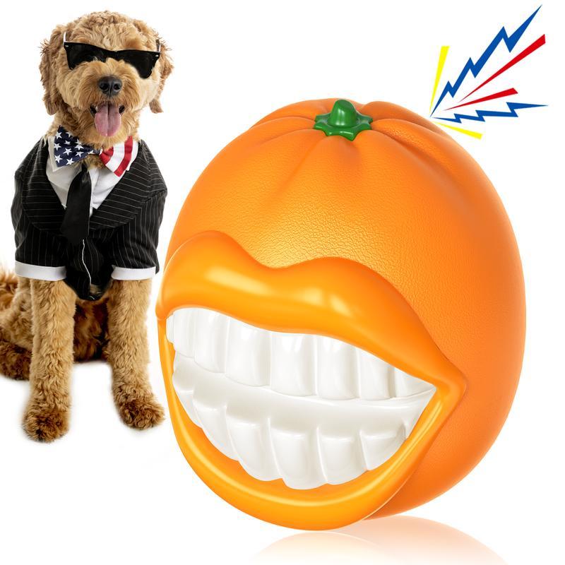 Squeaky Chew Ball for Medium & Large Dogs - Indestructible Tough Toy
