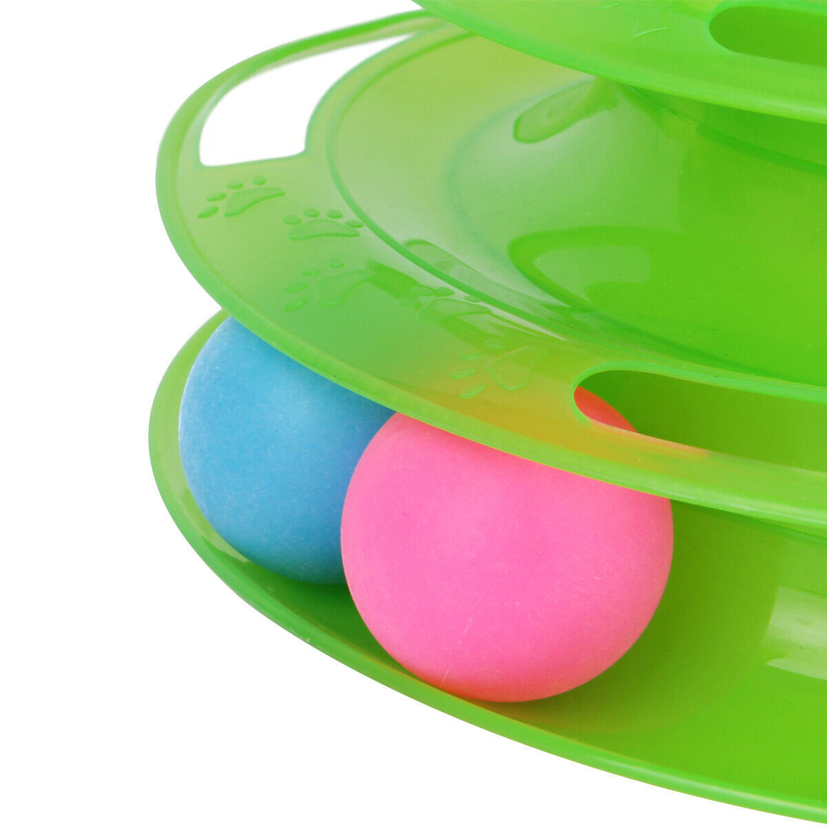 3-Tier Interactive Cat Ball Tower Toy