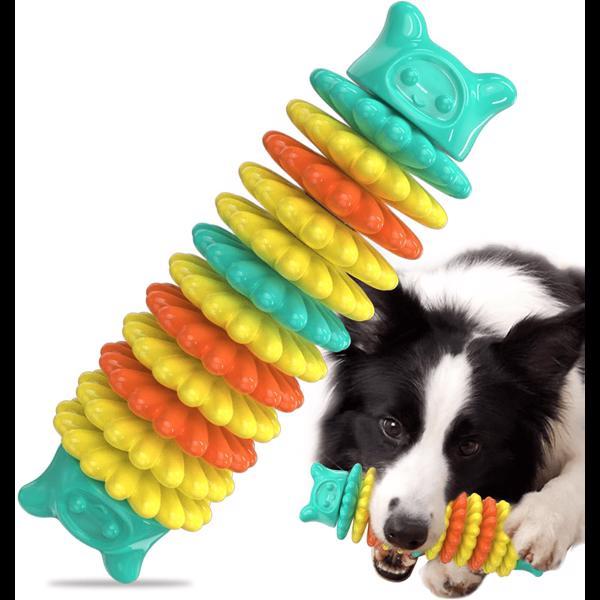 Indestructible Rubber Dog Chew Toy for Aggressive Chewers