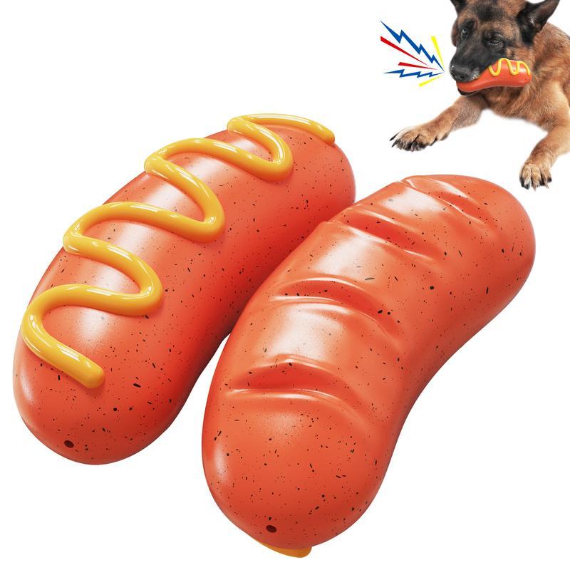Indestructible Dog Chew Toy for Aggressive Chewers - Tough Rubber Toy