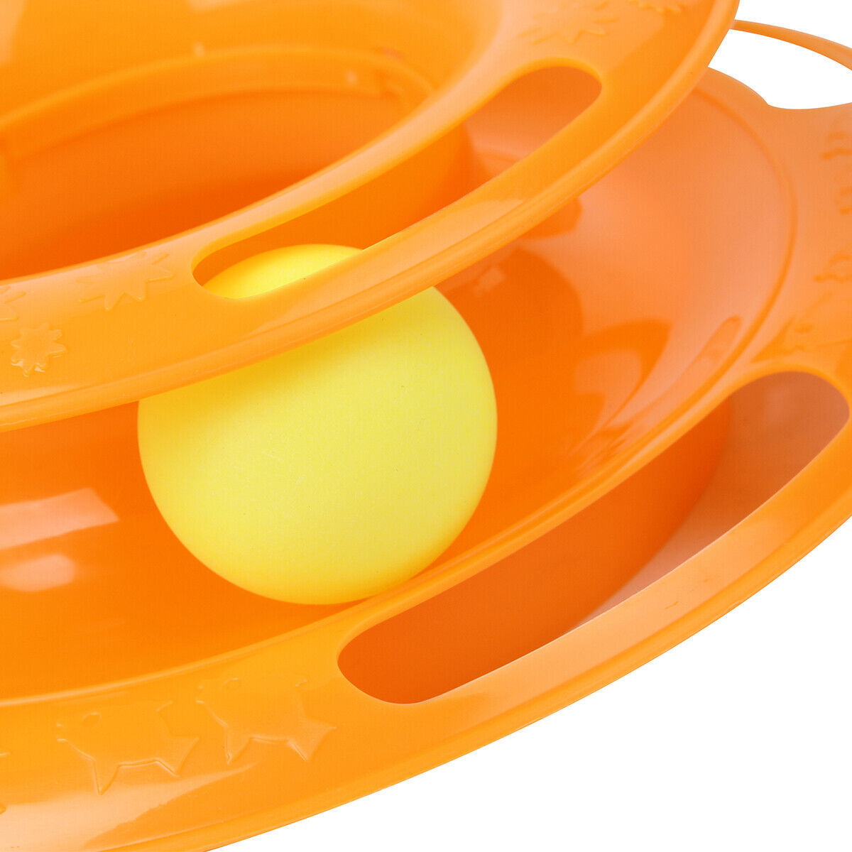 3-Tier Interactive Cat Ball Tower Toy