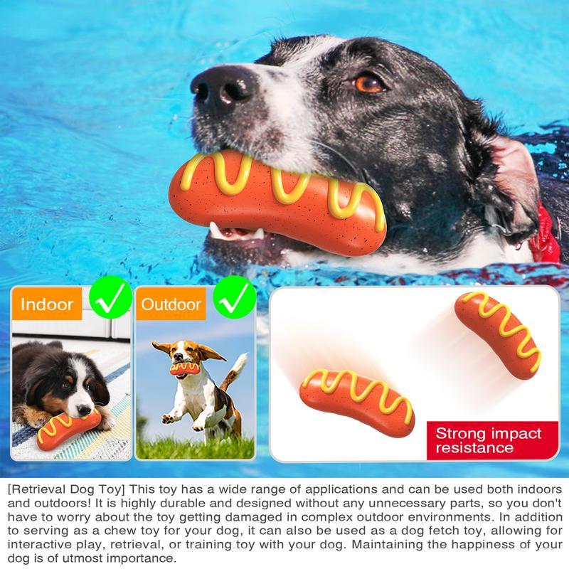 Indestructible Dog Chew Toy for Aggressive Chewers - Tough Rubber Toy