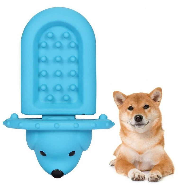 Soft Rubber Puppy Slow Feeder & Treat Dispenser Toy