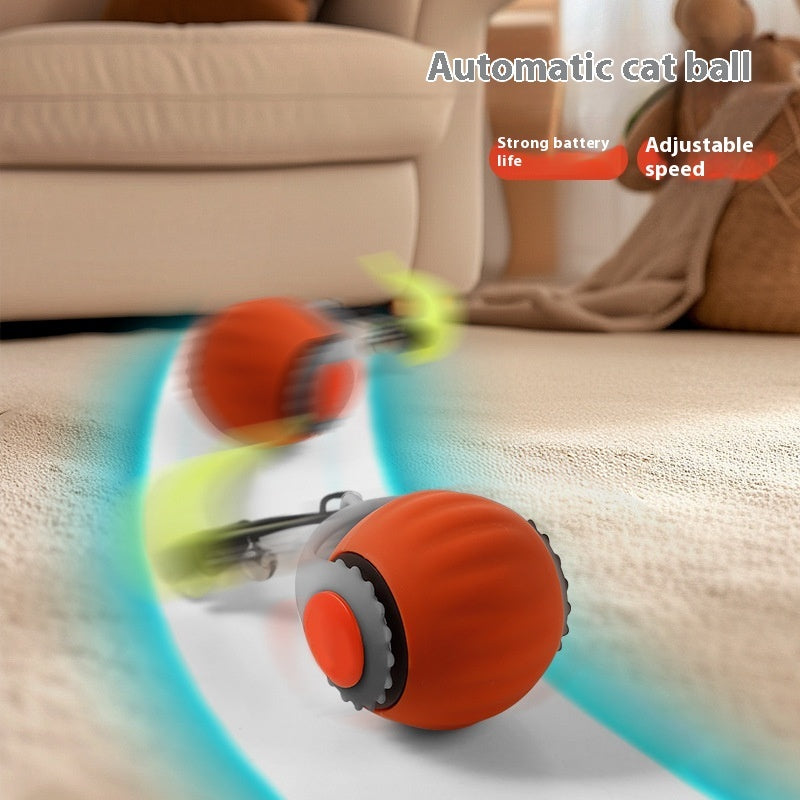 Interactive Automatic Cat Ball Toy with Gravity Sensor