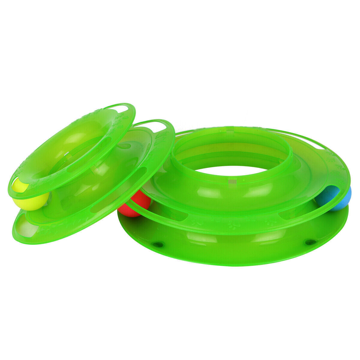 3-Tier Interactive Cat Ball Tower Toy