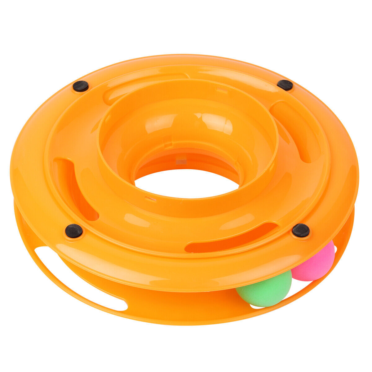 3-Tier Interactive Cat Ball Tower Toy