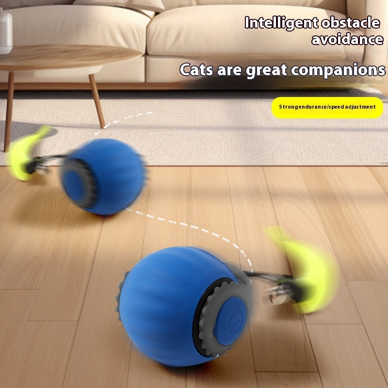Interactive Automatic Cat Ball Toy with Gravity Sensor