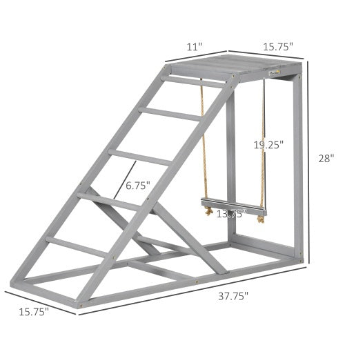Chicken Swing Set with Perch & Ladder - Coop Enrichment Toy