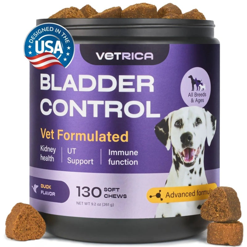 Dog UTI Treatment – Duck Flavor Cranberry Chews for Bladder & Urinary Tract Health