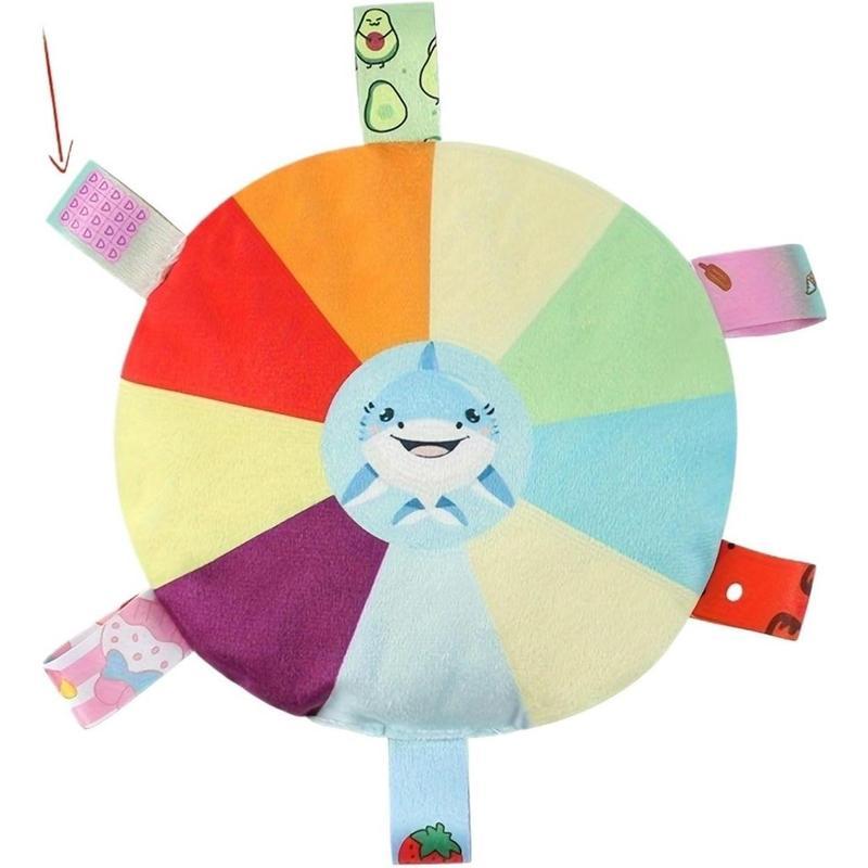 Plush Pet Dog Flying Disc - Interactive Chew Toy with Bells