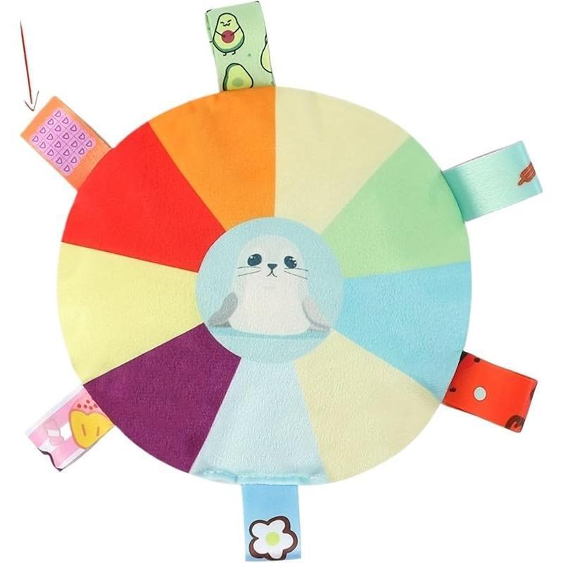 Plush Pet Dog Flying Disc - Interactive Chew Toy with Bells