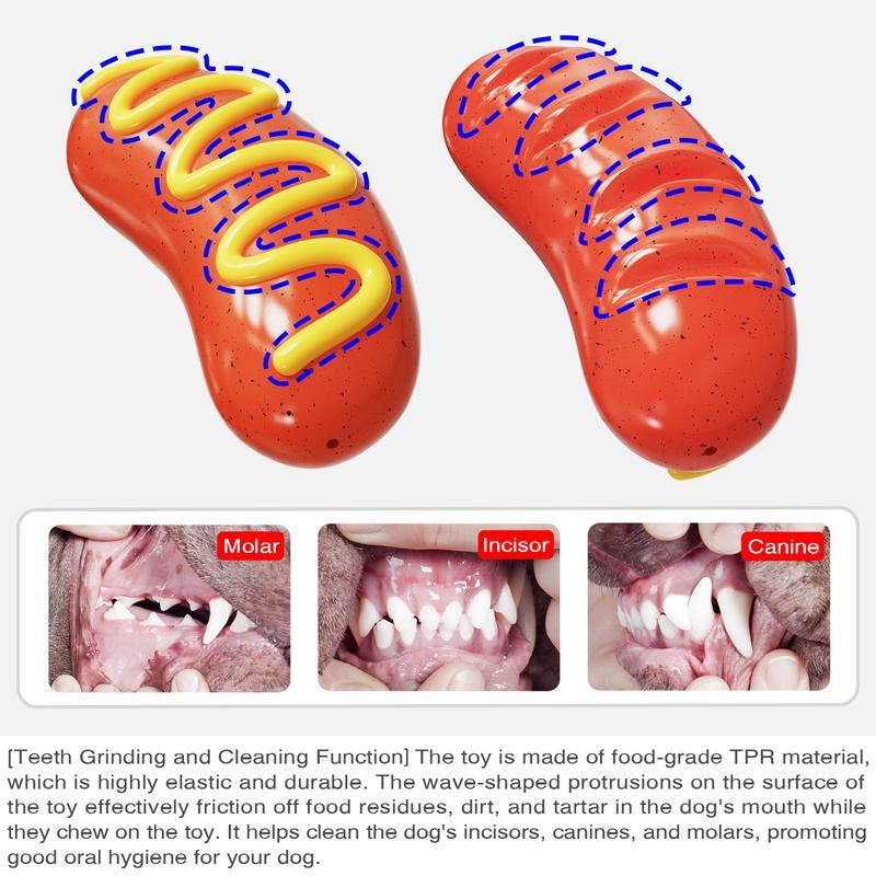 Indestructible Dog Chew Toy for Aggressive Chewers - Tough Rubber Toy