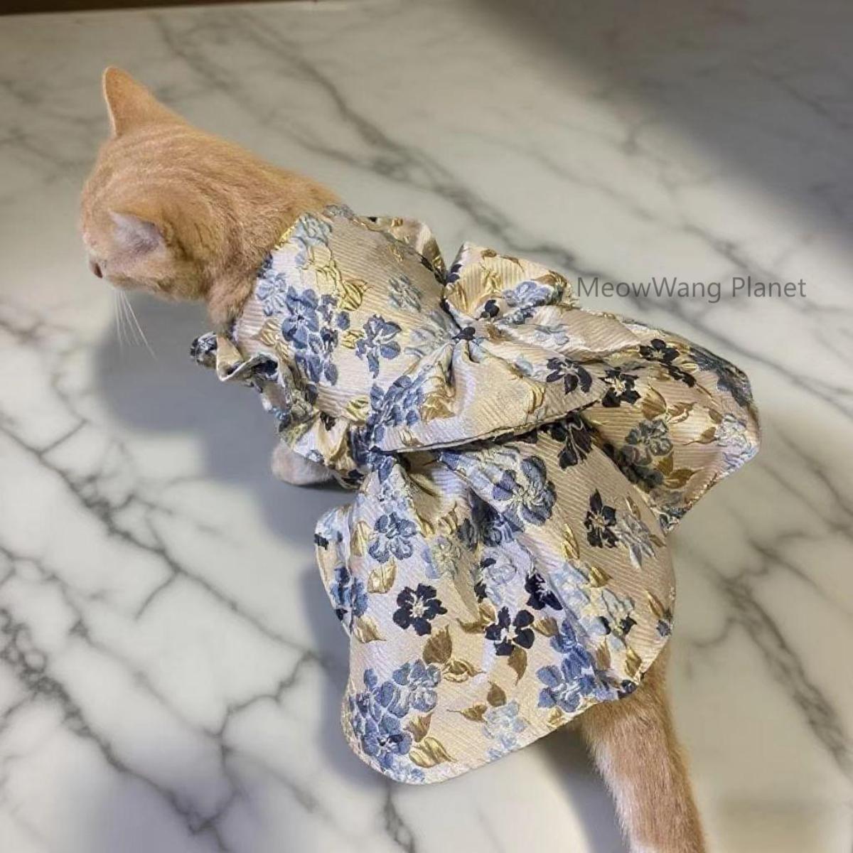 Floral Princess Dress for Small Dogs & Cats