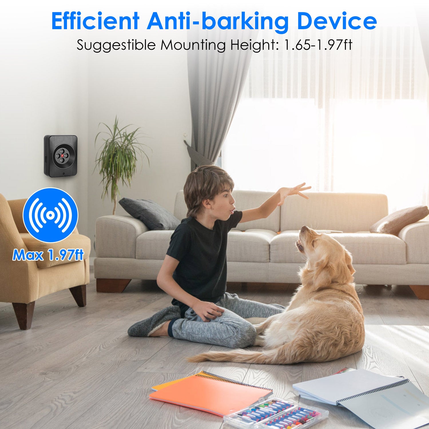 Ultrasonic Anti-Barking Device for Dogs