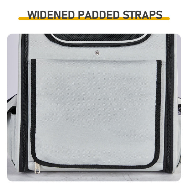 Expandable Pet Carrier Backpack for Small Dogs & Cats