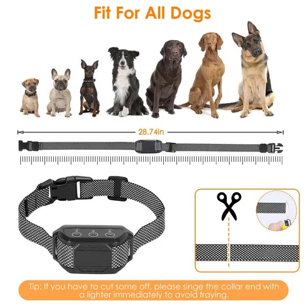 Citronella Bark Collar for Dogs - Waterproof Anti-Bark Spray Control