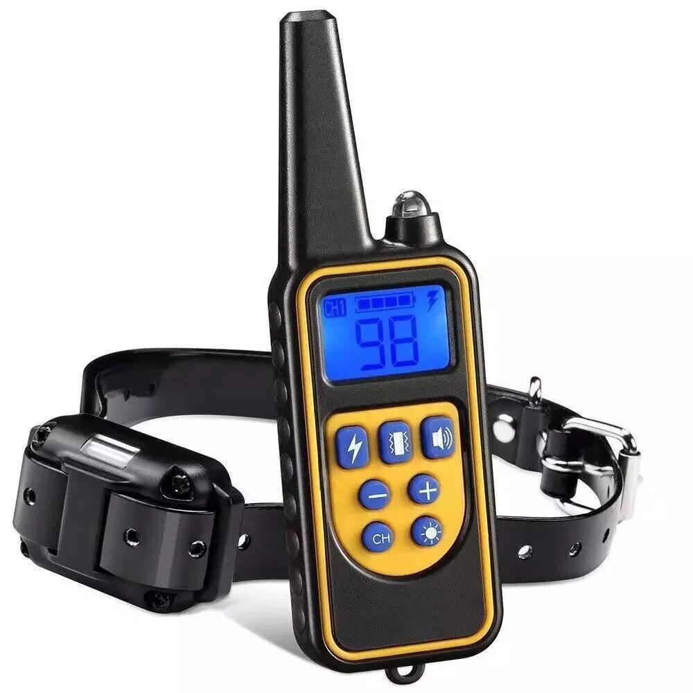 Dog Training Collar - 3000ft Range, Rechargeable, Waterproof Remote Shock Trainer