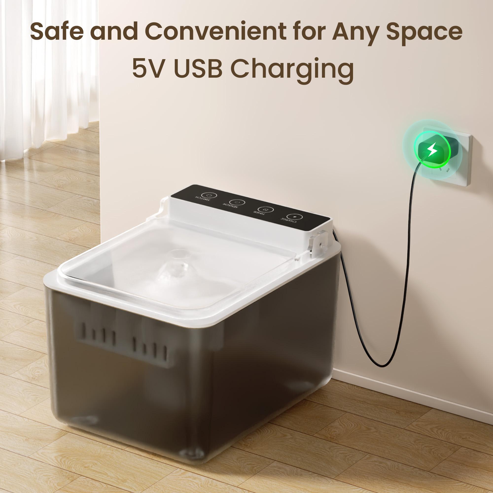 Automatic Pet Water Fountain - Smart Sensing Dog & Cat Dispenser