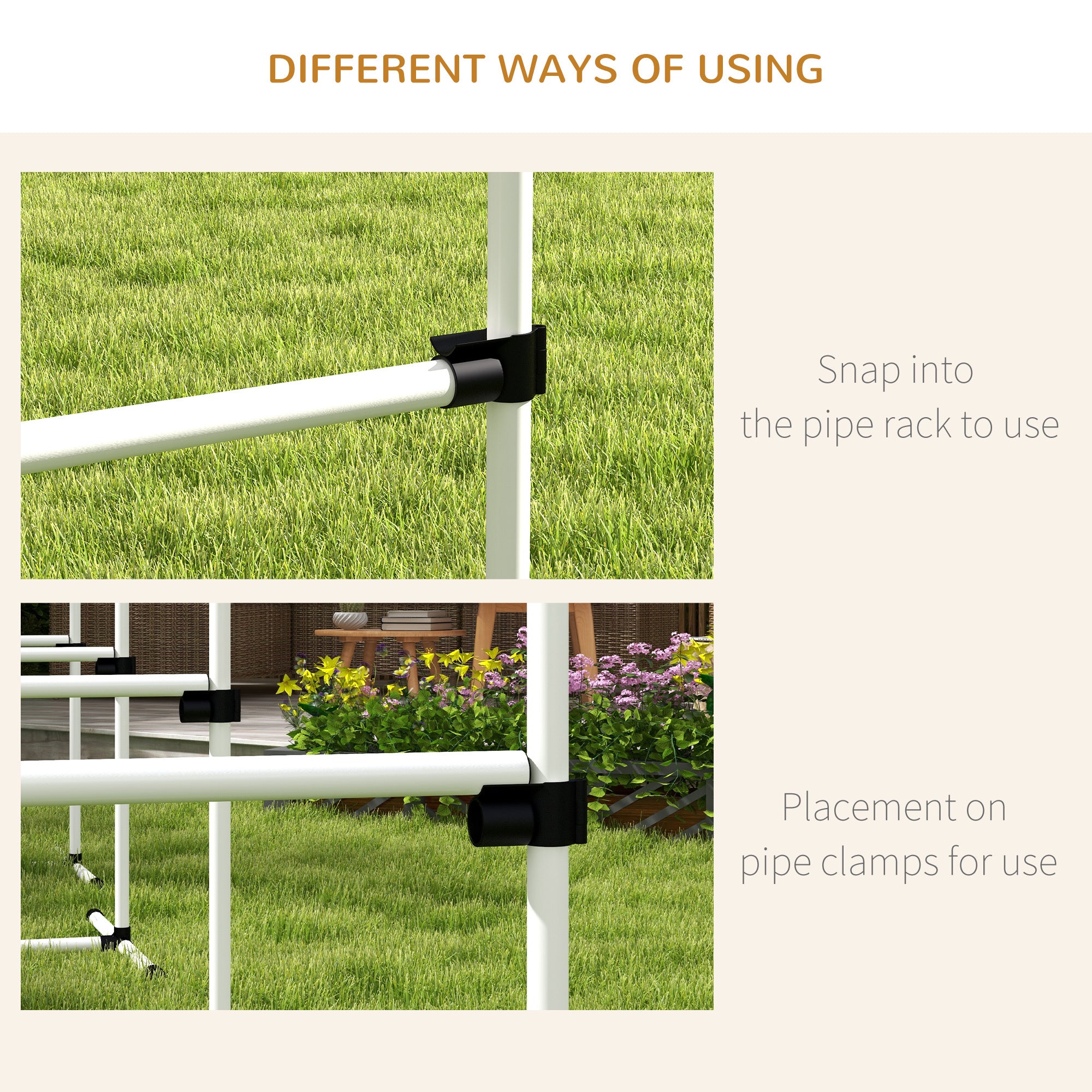 4-Piece Dog Agility Training Set - Adjustable Jump Poles