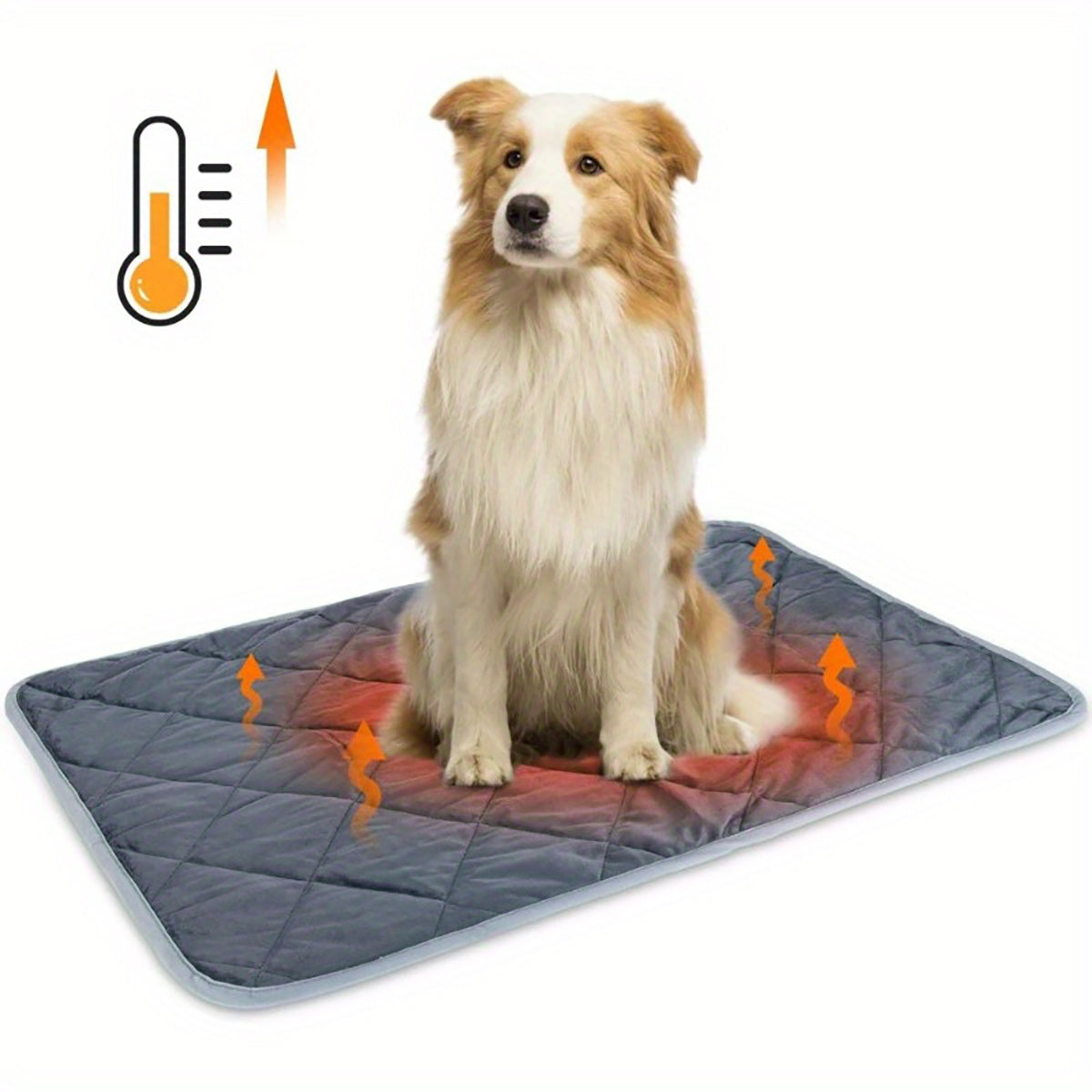 Self-Heating Pet Bed Mat - Non-Slip Thermal Pad for Dogs & Cats