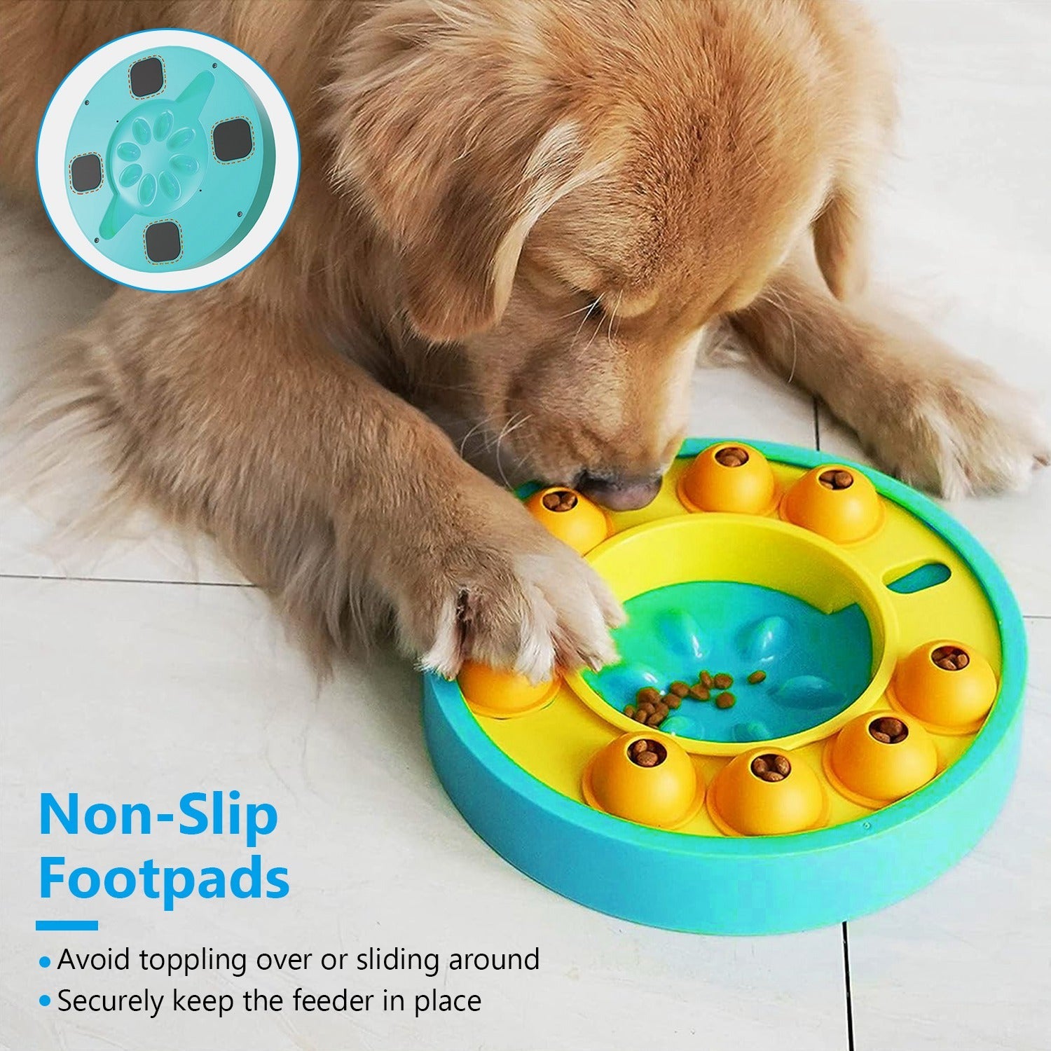 Dog Puzzle Food Feeder - Slow Feeding Interactive Toy