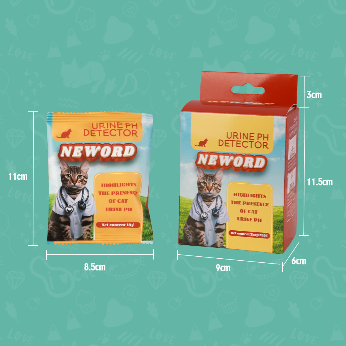 Smart Cat Litter: Self-Checking Particles for Health & Hygiene