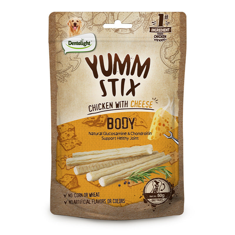 Pure Chicken Emulsion Strips – Puppy Vitamin Treats to Boost Appetite & Growth