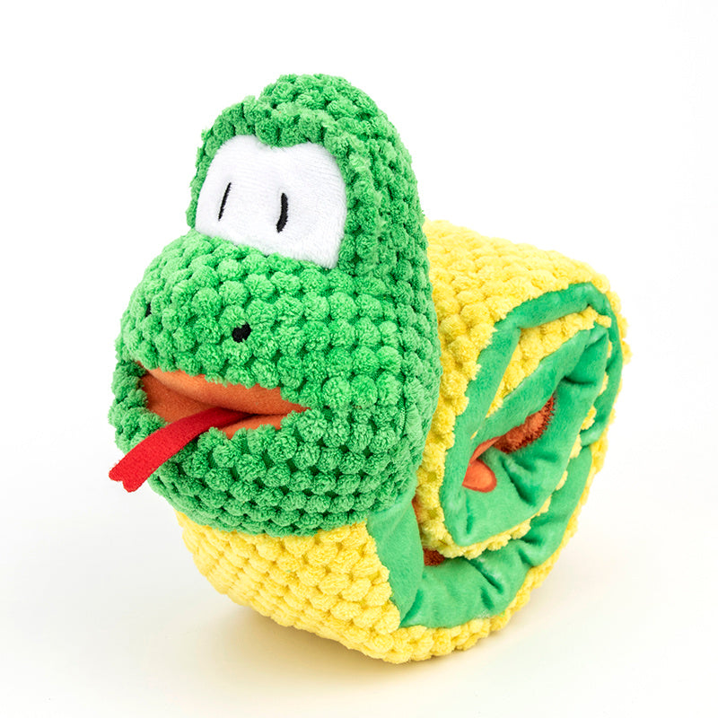 Snake Snuffle Toy - Interactive Squeaky Dog Puzzle