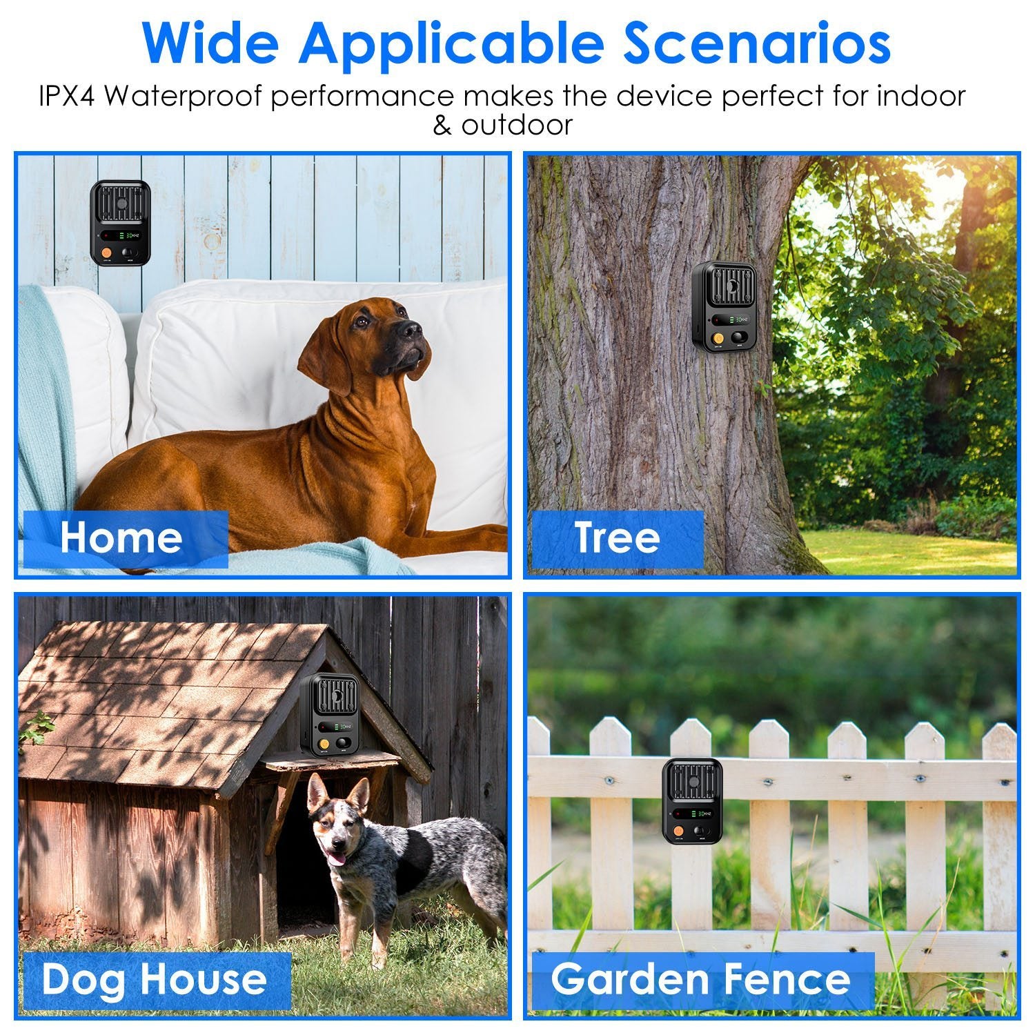 Ultrasonic Anti-Barking Device - Rechargeable Dog Training Tool