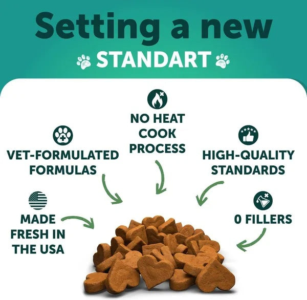 Hemp Calming Chews for Dogs – Anxiety Relief with Turmeric & Valerian (120 Treats)
