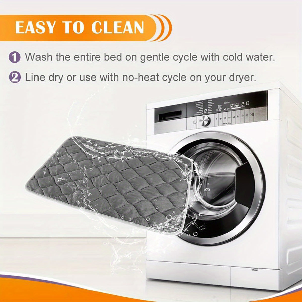 Self-Heating Pet Bed Mat - Non-Slip Thermal Pad for Dogs & Cats