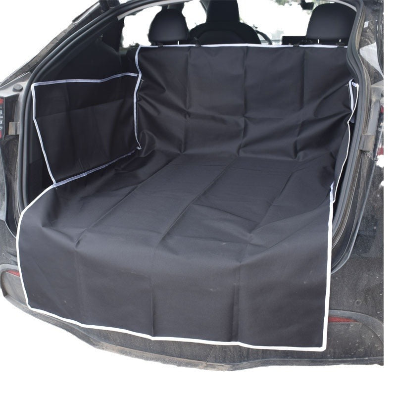 Premium Dog Car Seat Cover - Waterproof Pet Mat for Trunk & Rear Seat Protection
