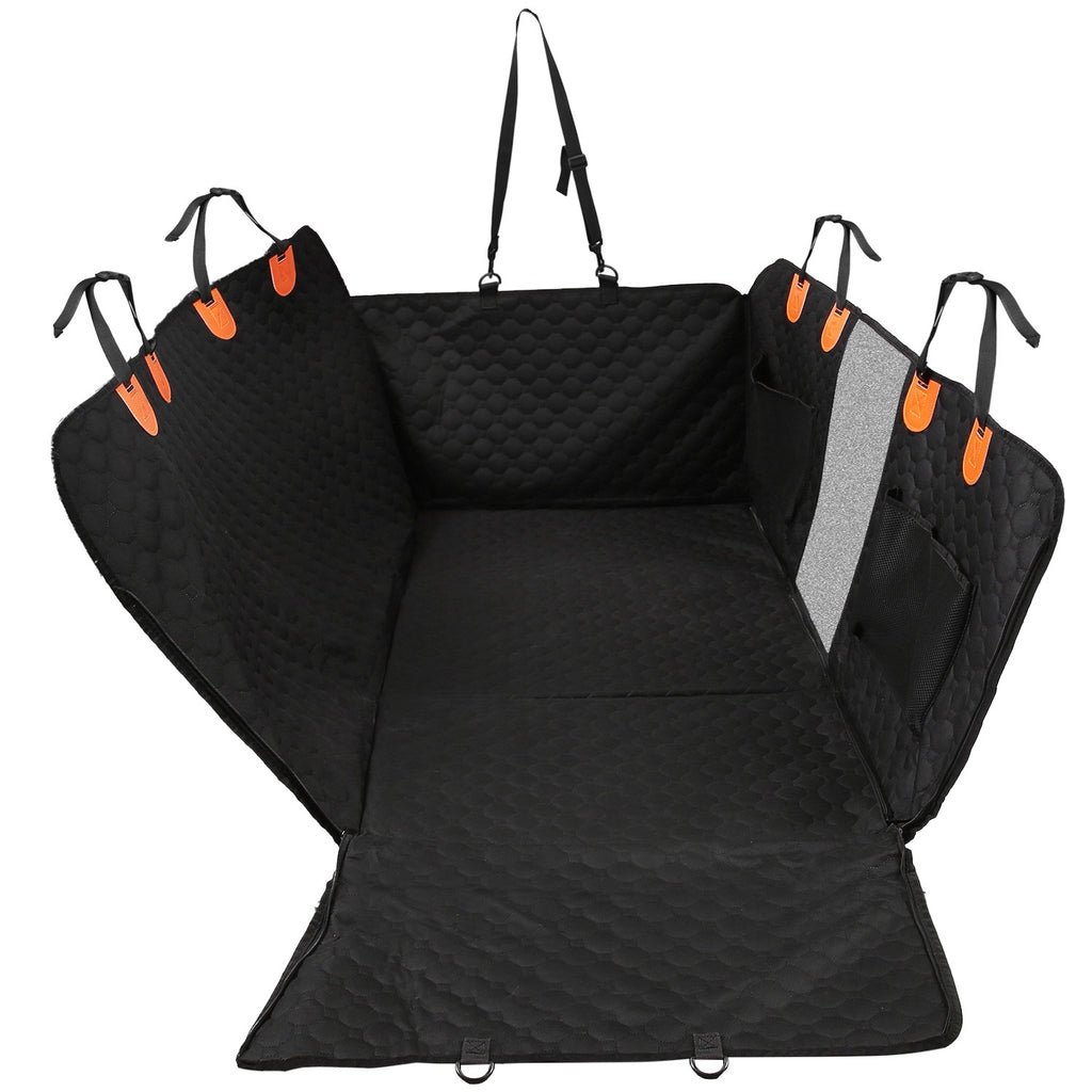 Waterproof Dog Car Seat Cover with Mesh Window