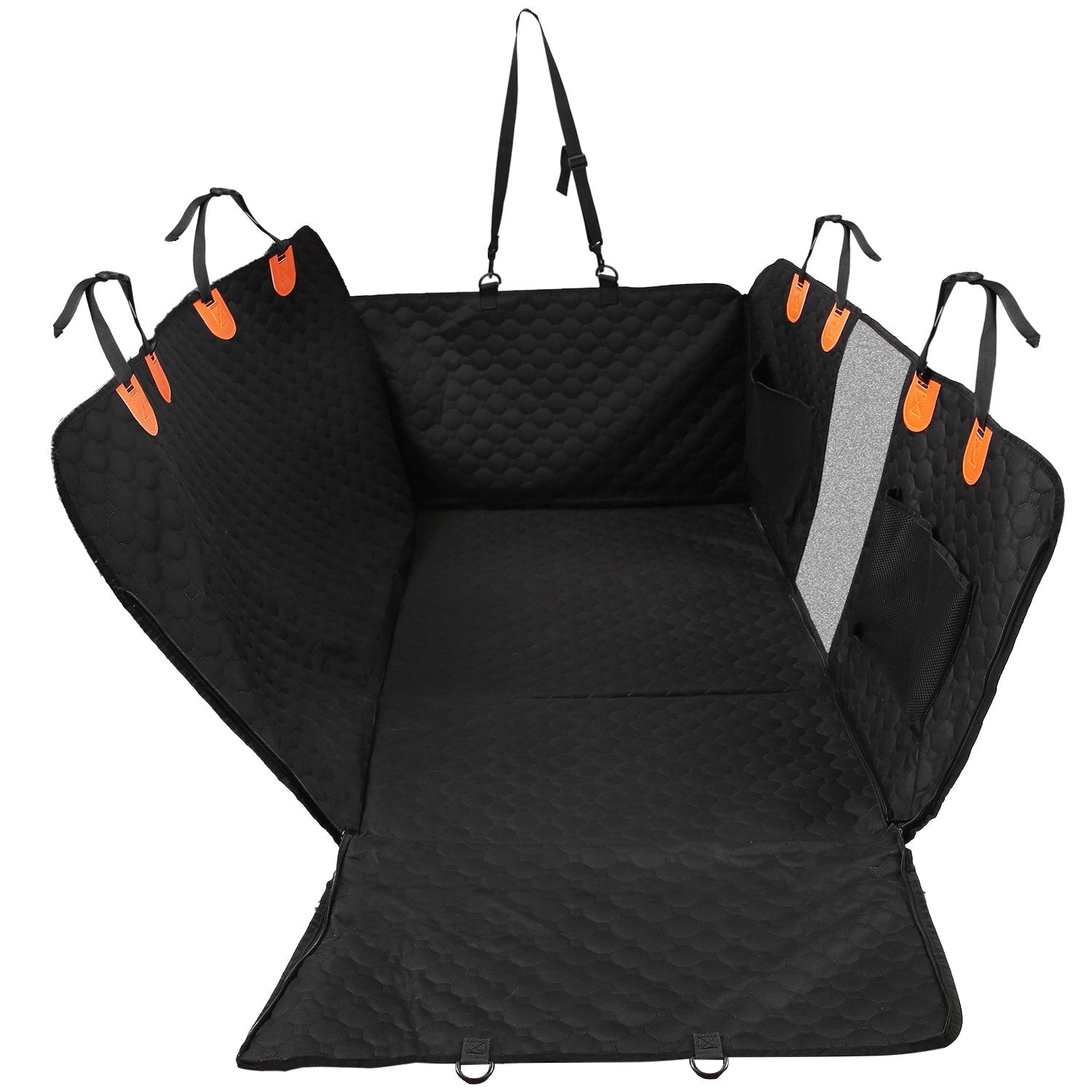 Waterproof Dog Car Seat Cover with Mesh Window